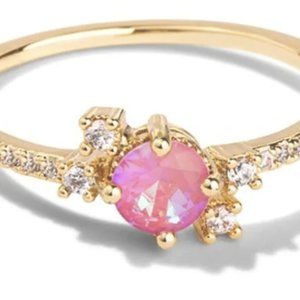 Gemandi "Ostrich" Gold Ring Size 7 Never Worn With Pouch